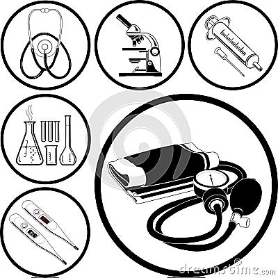 Medical icons Vector Illustration