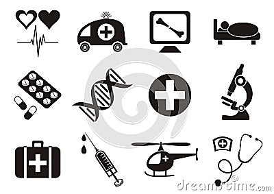 Medical icons Vector Illustration