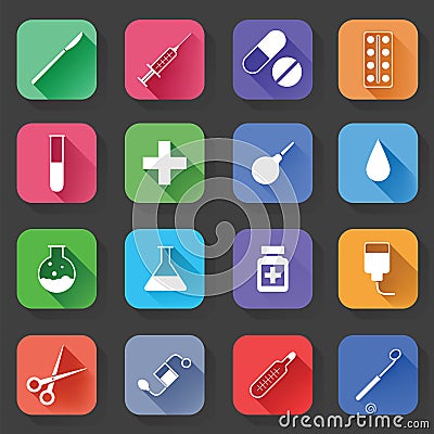 Medical Icons Vector Illustration