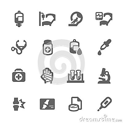 Medical Icons Vector Illustration