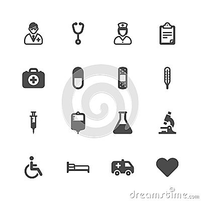 Medical icons Vector Illustration