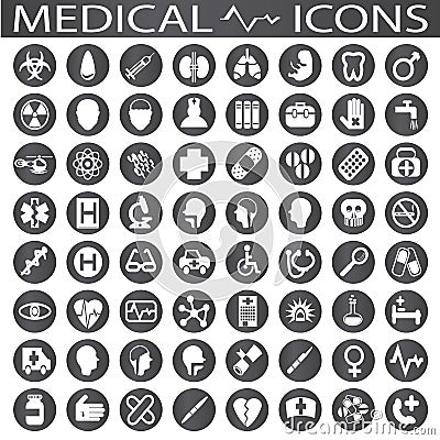 Medical Icons Vector Illustration