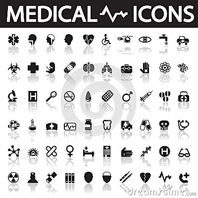 Medical Icons Vector Illustration