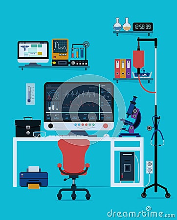 Medical instruments Vector Illustration