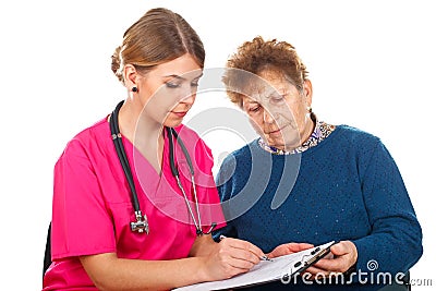 Medical insurance policy Stock Photo