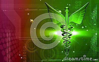 Medical logo Cartoon Illustration