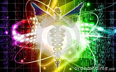 Medical logo Cartoon Illustration