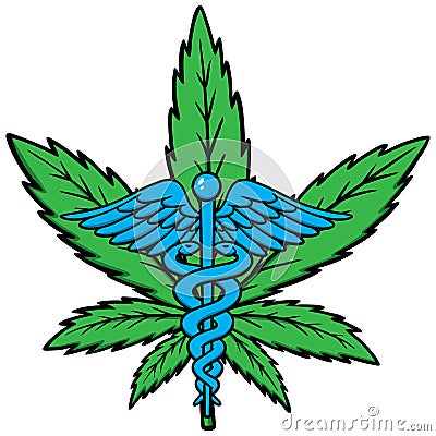 Medical Marijuana Icon Vector Illustration