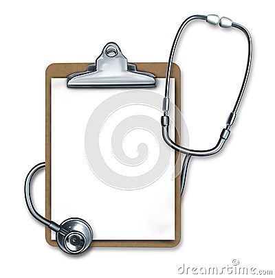 Medical notes Stock Photo