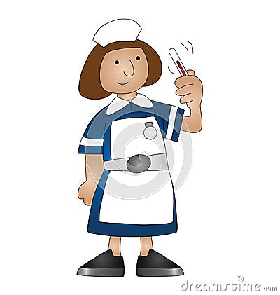 Medical nurse Vector Illustration