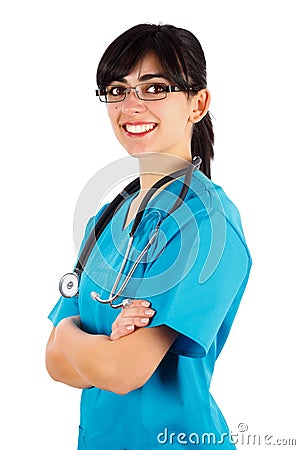Kind Female Doctor Stock Photo