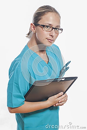 Medical person: Nurse Stock Photo