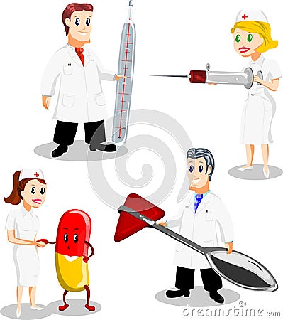 Medical personnel Stock Photo