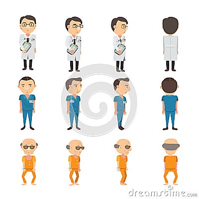 Medical personnel Vector Illustration