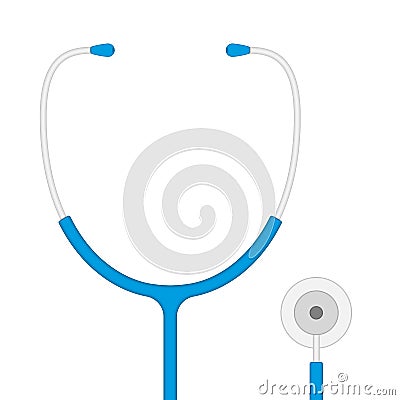 Medical phonendoscope vector. Vector Illustration