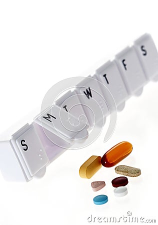 Medical pills Stock Photo