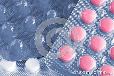 Medical pills Stock Photo