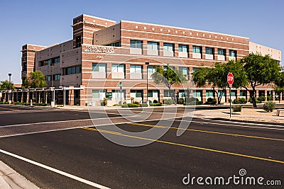 Medical plaza in a sunny day Editorial Stock Photo