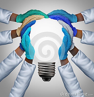 Medical Research Together Stock Photo