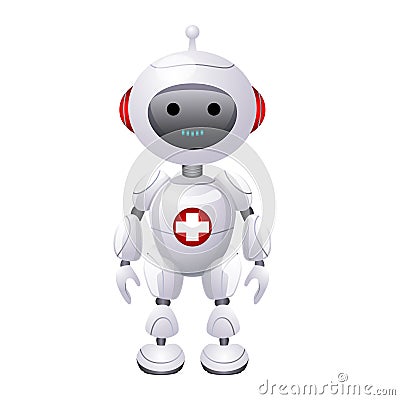 Medical robot Vector Illustration