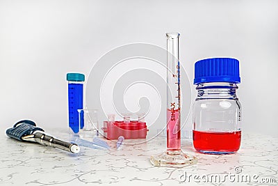 Medical and scientific laboratory equipment Stock Photo