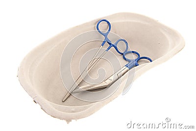 Medical scissors Stock Photo