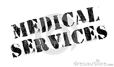 Medical Services rubber stamp Vector Illustration