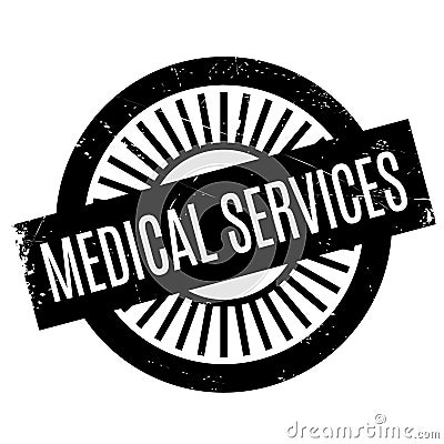 Medical Services rubber stamp Vector Illustration