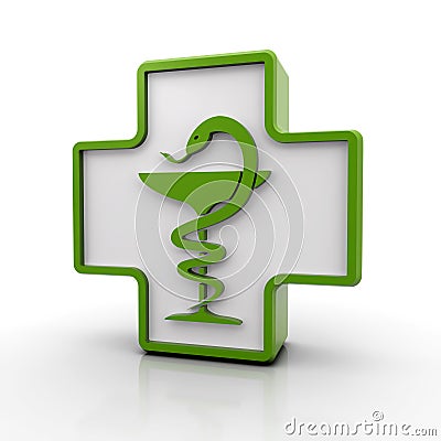 Medical sign Cartoon Illustration