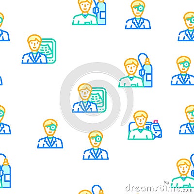 Medical Speciality Health Treat Icons Set Vector Vector Illustration