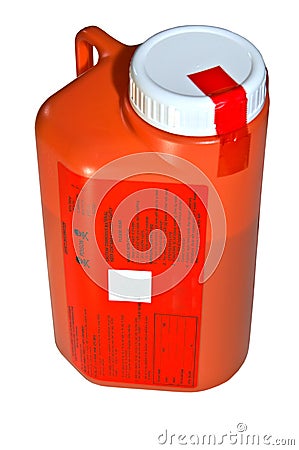 Medical Specimen Bottle Stock Photo