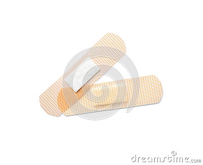 Medical sticking plasters. First aid item Stock Photo