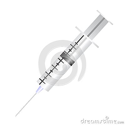 Medical syringe Vector Illustration