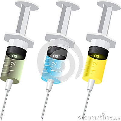 Medical syringe Vector Illustration