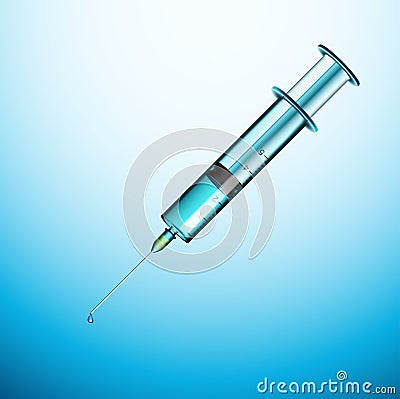 Medical syringe Vector Illustration