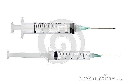 Medical Syringe Stock Photo