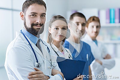 Medical team at the hospital Stock Photo