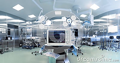 Medical technology in surgery Stock Photo