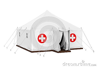 Medical Tent Isolated Stock Photo