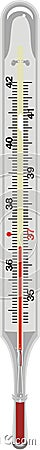 Medical thermometer Vector Illustration