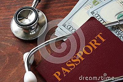 Medical tourism concept. Stock Photo