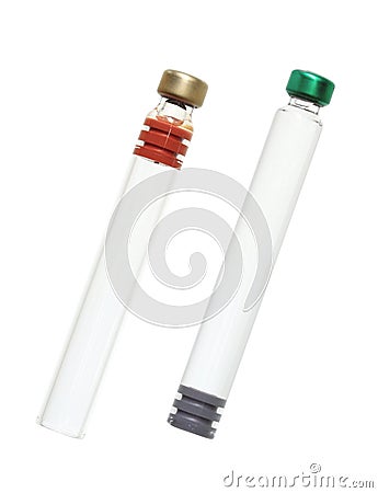 Medical vial Stock Photo