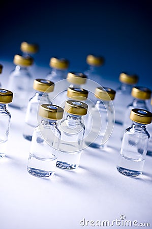 Medical vials Stock Photo