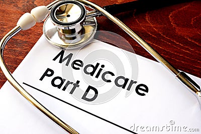 Medicare Part D. Stock Photo