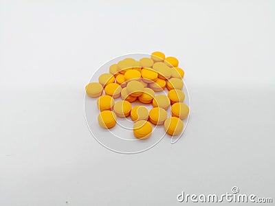 Medication concept. Diclofenac use for relief pain and reduce mu Stock Photo