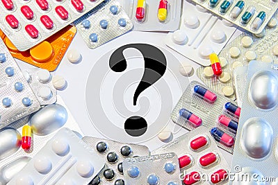 Medication Treatment Confusion Stock Photo