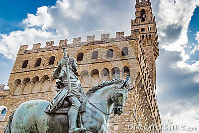 Medici court in Firenze Stock Photo