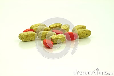 Medicinal pills Stock Photo
