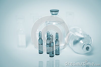 Medicine ampulla Stock Photo