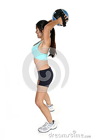 Medicine Ball Stock Photo